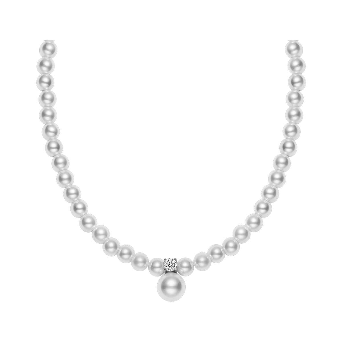 アクセサリーその他 SELF-PORTRAIT Woman Jewel Silver PF25617N PEARL Shop JULIUSJULISI 925 Sterling Silver Pearl Necklace for